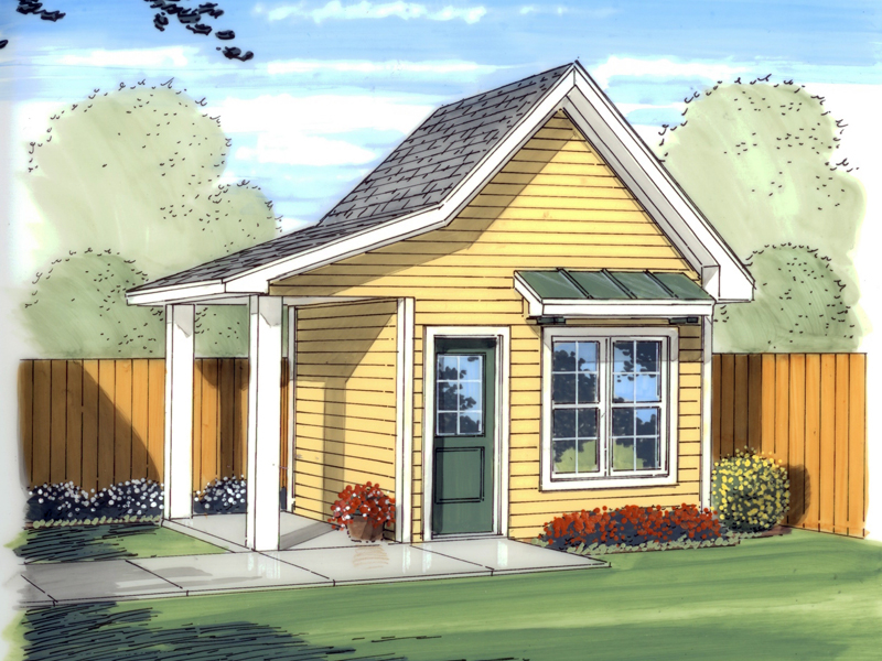 Ranch Plan Front of Home 125D-4501 | House Plans and More