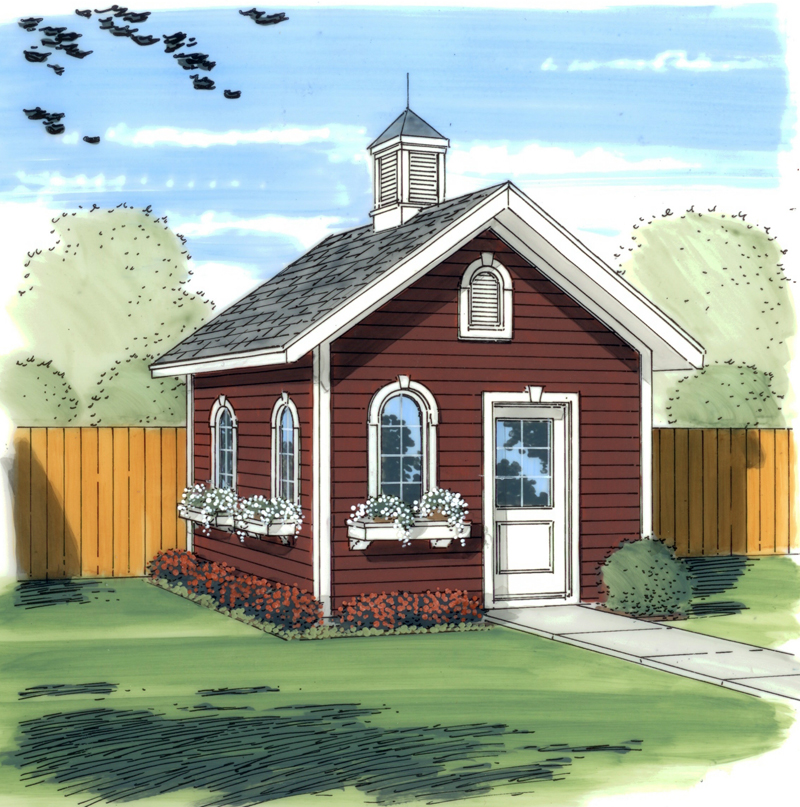 Ranch Plan Front of Home 125D-4503 | House Plans and More