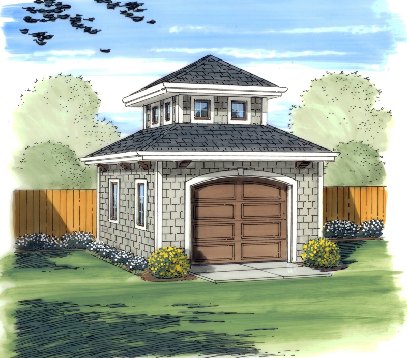 Building Plans Front of Home 125D-4504 | House Plans and More