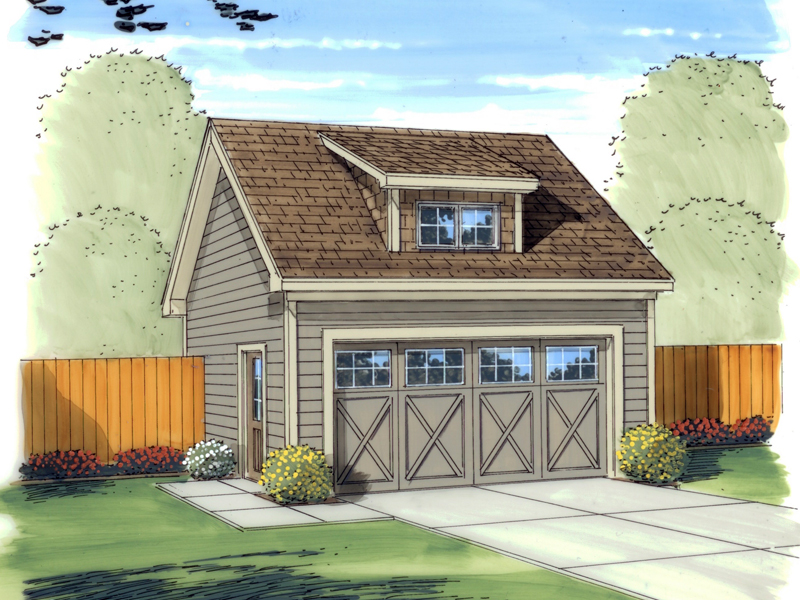 Building Plans Front of Home 125D-6006 | House Plans and More