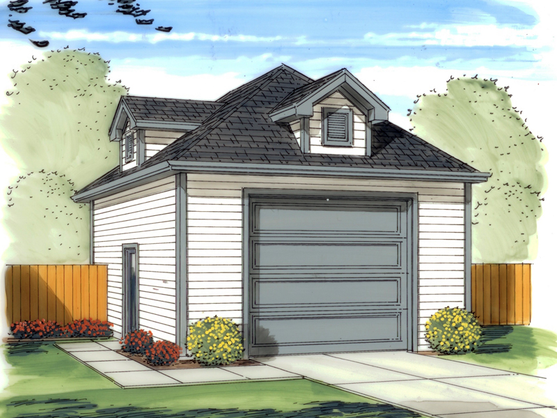 Building Plans Front of Home 125D-6009 | House Plans and More
