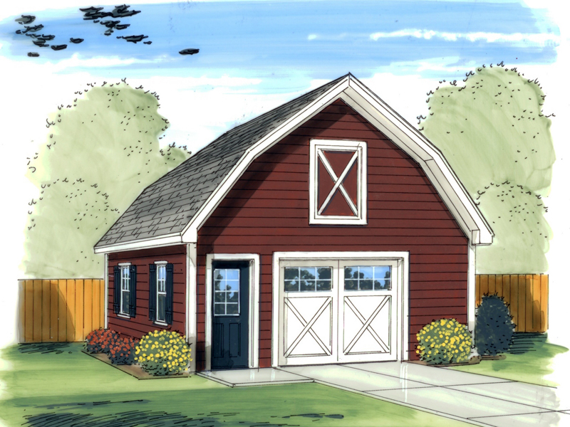 Building Plans Front of Home 125D-6010 | House Plans and More
