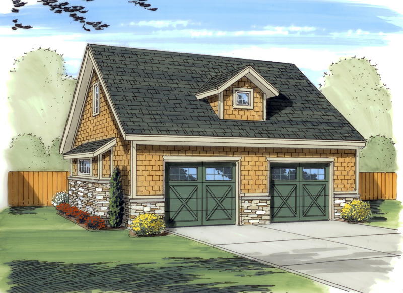 Building Plans Front of Home 125D-7500 | House Plans and More