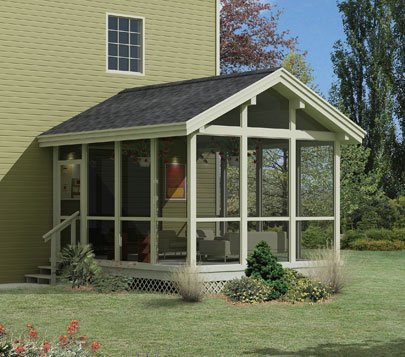 screened-in sunroom plan