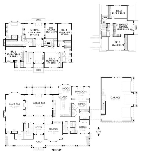 floor plans with apartment garage