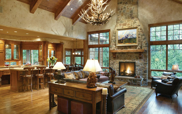 LIVING IN A LUXURIOUS RANCH HOME