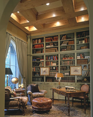 tall bookcases with accessories mixed in