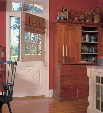 country home kitchen entry