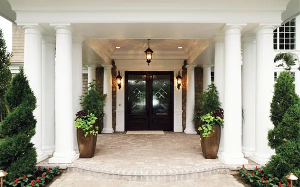 beautiful front entrance to a home