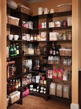 ClosetMaid brown pantry