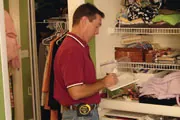 appraiser inspecting home