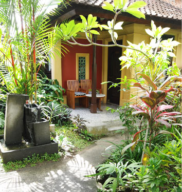 tropical patio