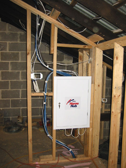 Strucutred wiring control panel
