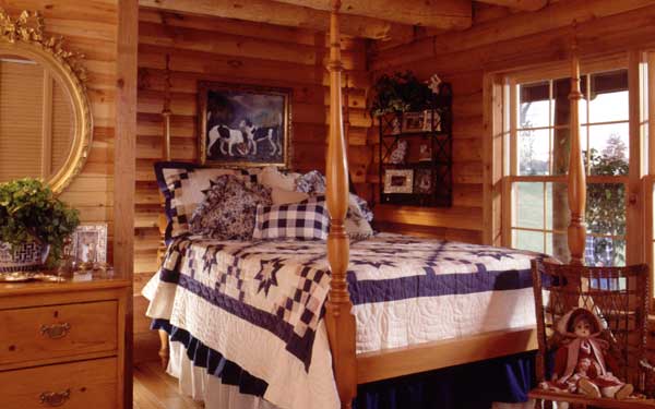cozy cabin bedroom