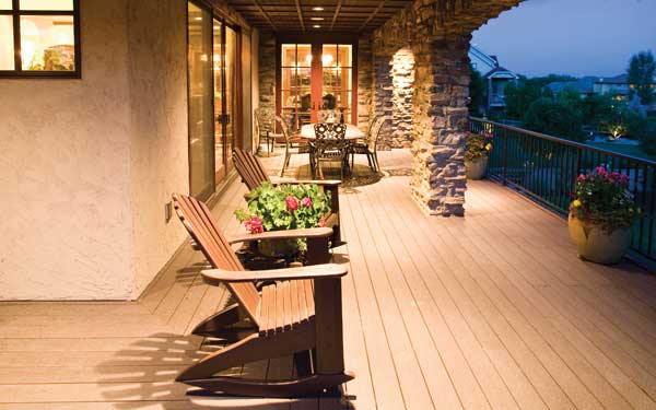 well maintained deck