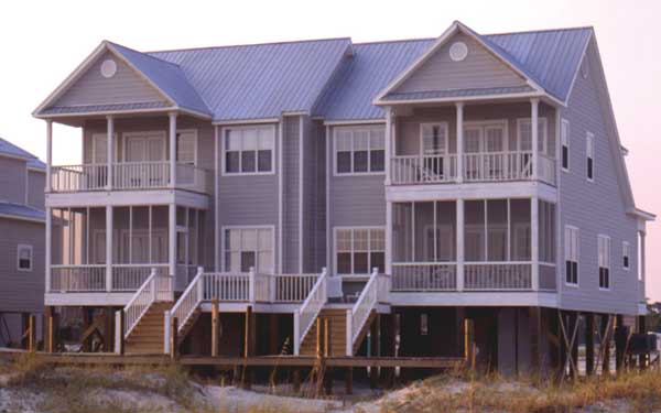 coastal two-story duplex