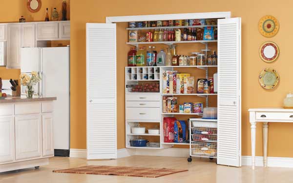organized kitchen pantry