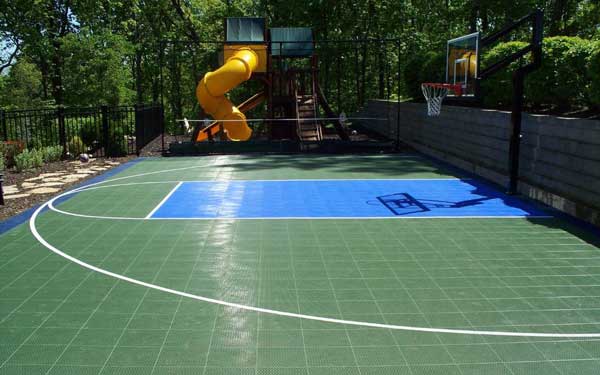 multi-court backyard sport court