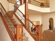 Rustic Wood Staircase