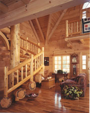 Timber framed house plan