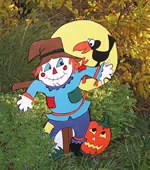 Scarecrow yard art