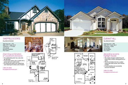 Smaller Lot Home Plans Layout Image