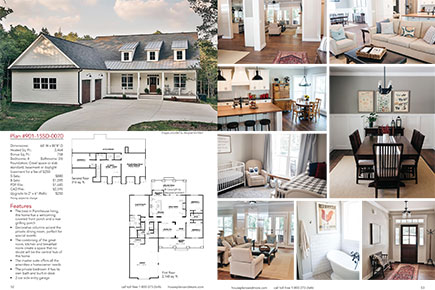 Modern Farmhouse Home Plans Layout Image