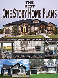 The Best One Story Home Plans Book Image
