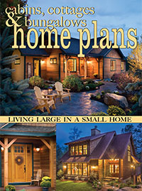 Cabins, Cottages and Bungalows Home Plans Book Image