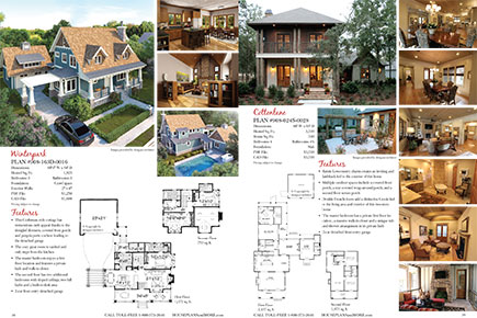 Southern Inspired Home Plans Layout Image
