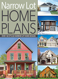 Narrow Lot Home Plans Book Image