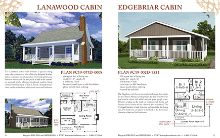 Cozy Cottage and Cabin Designs Layout Image