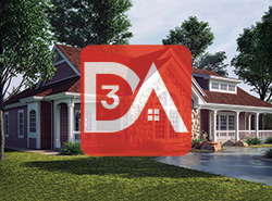 3D Home Plans Front of House 