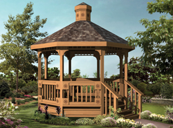 Multi-Sided Gazebo Plans 002D-3000