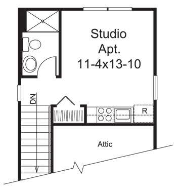 apartment garage floor plan