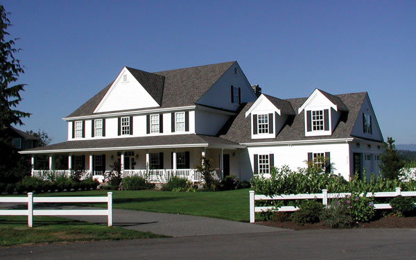 American farmhouse style home