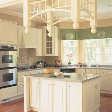 clean and bright kitchen