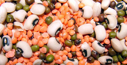 black-eyed peas and beans