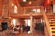 open log floor plan